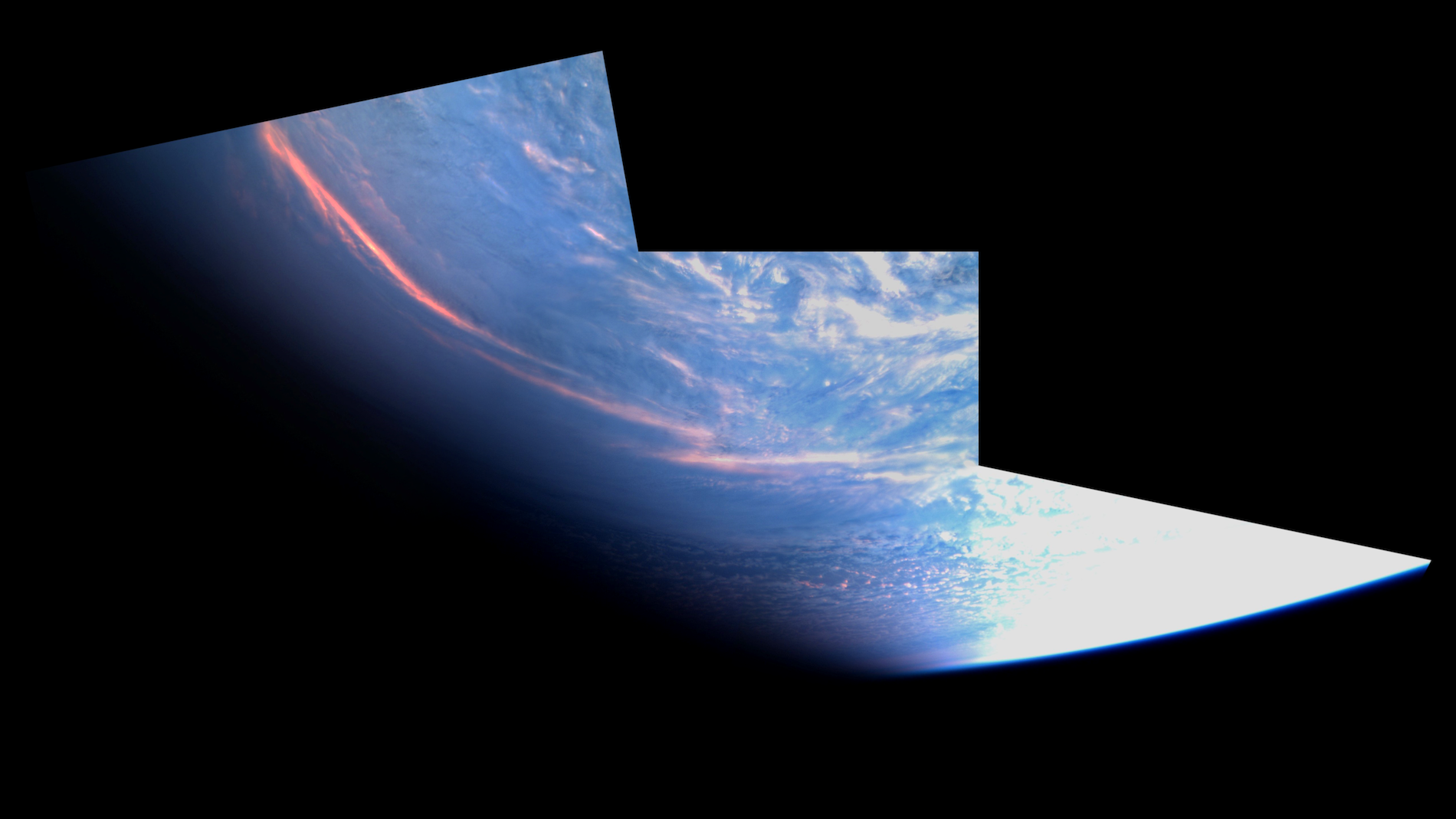 First photo taken by Suomi 100 satellite