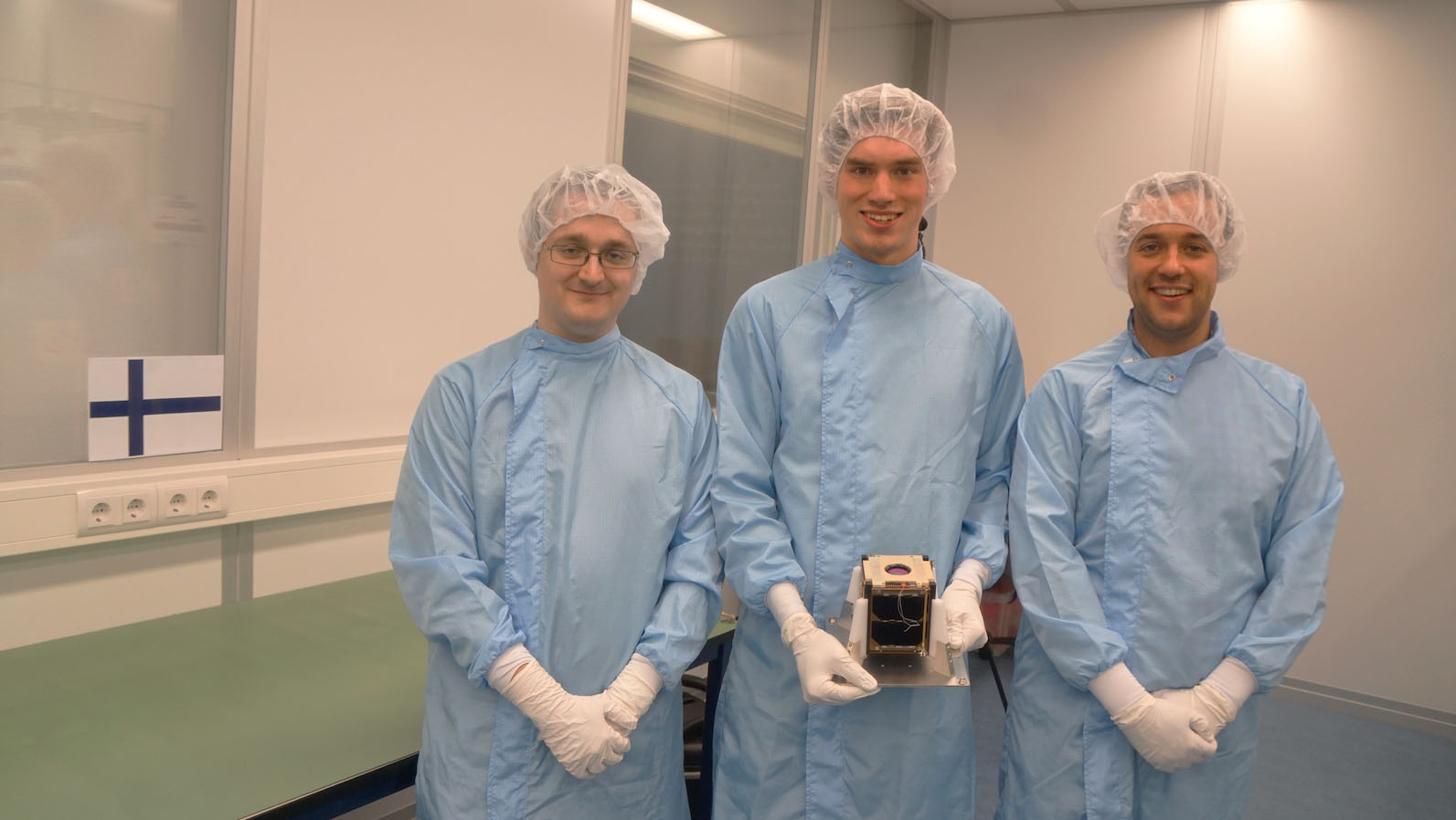 Satellite bein integrated to pod